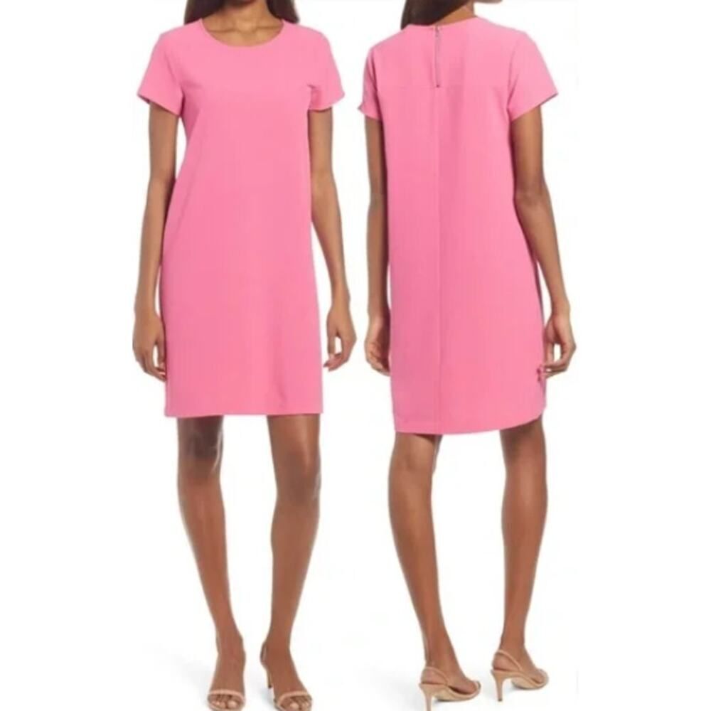 Chelsea28 Crepe Shift Dress Pink Women's Size Small NWT